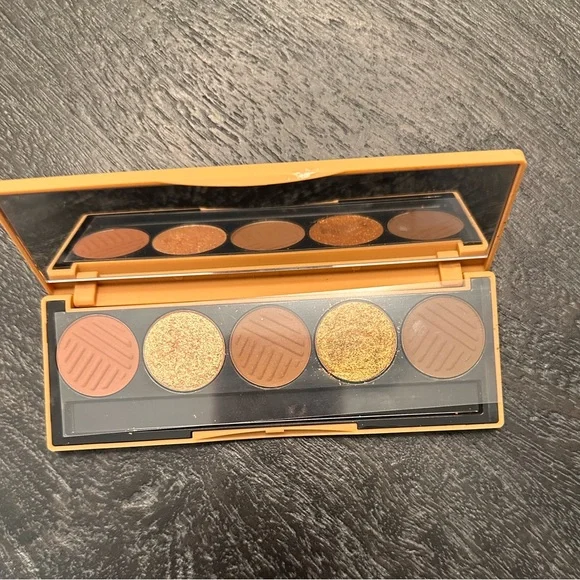 Dose of Colors Metallic Brown and Gold Eyeshadow Palette - Picture 2 of 4